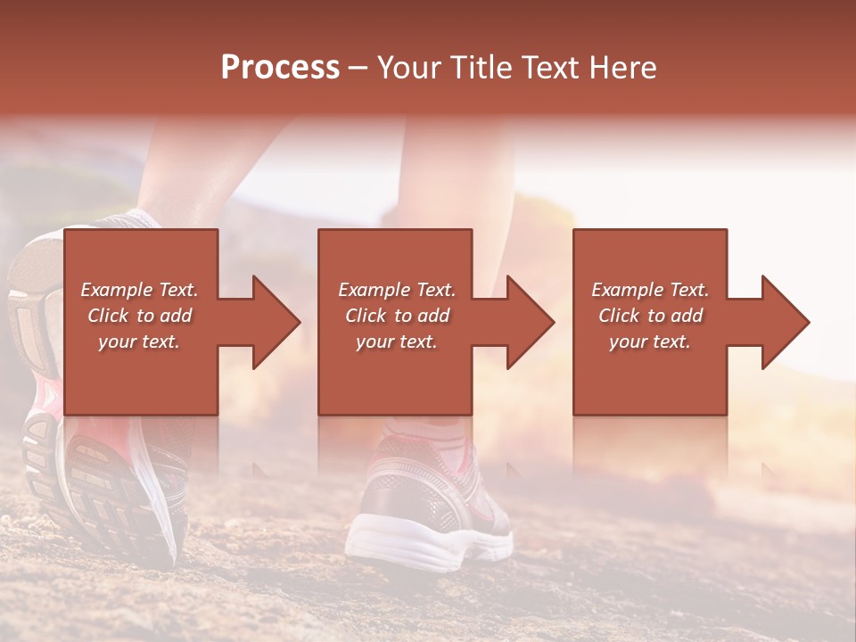 Leisure Woman Motion PowerPoint Template