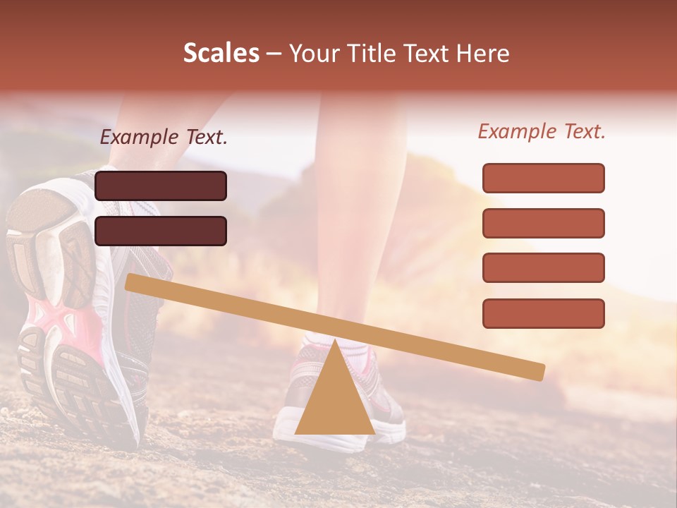 Leisure Woman Motion PowerPoint Template