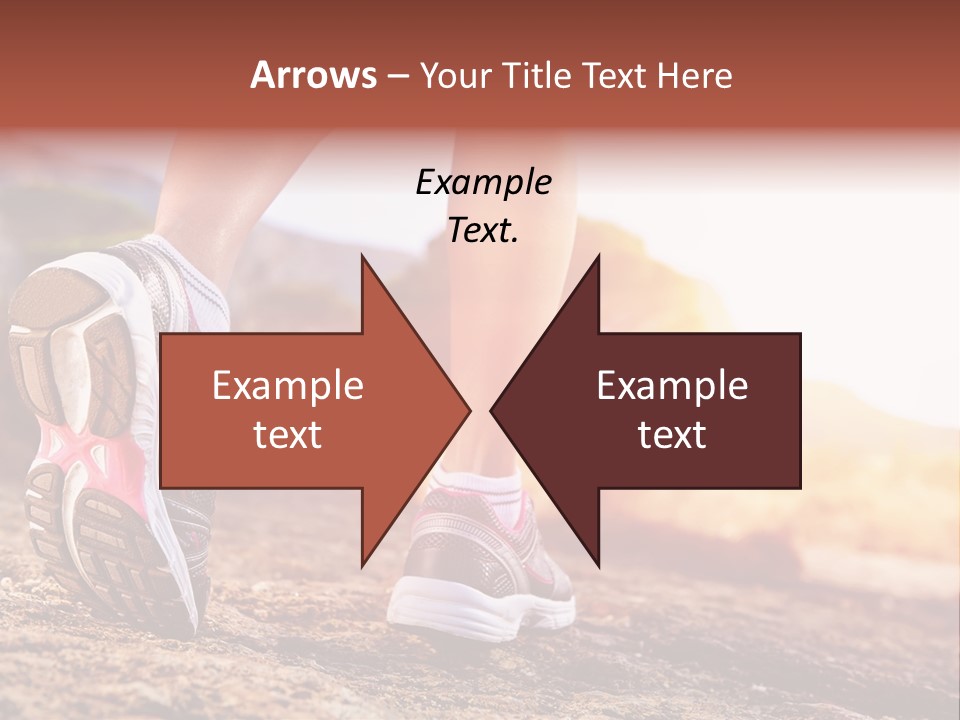 Leisure Woman Motion PowerPoint Template