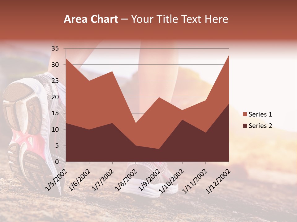Leisure Woman Motion PowerPoint Template