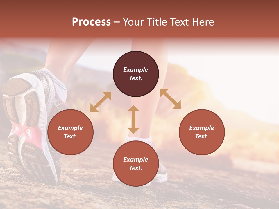 Leisure Woman Motion PowerPoint Template