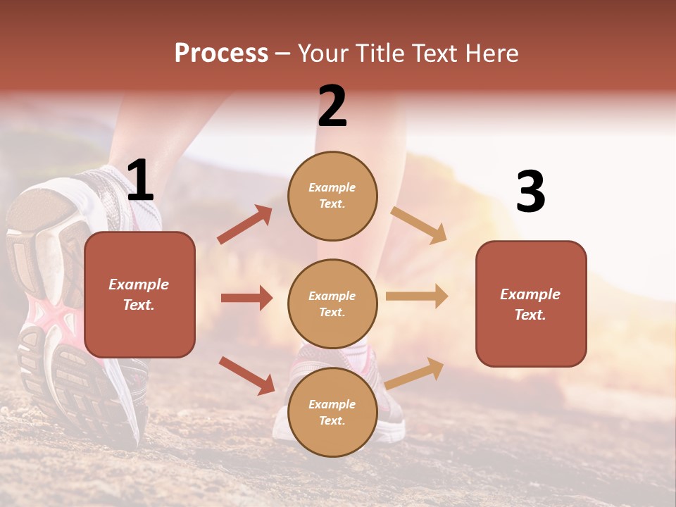 Leisure Woman Motion PowerPoint Template