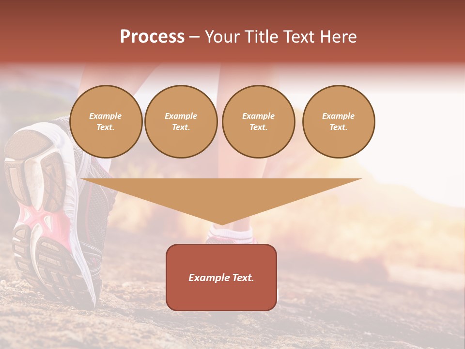 Leisure Woman Motion PowerPoint Template