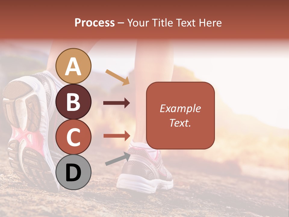 Leisure Woman Motion PowerPoint Template