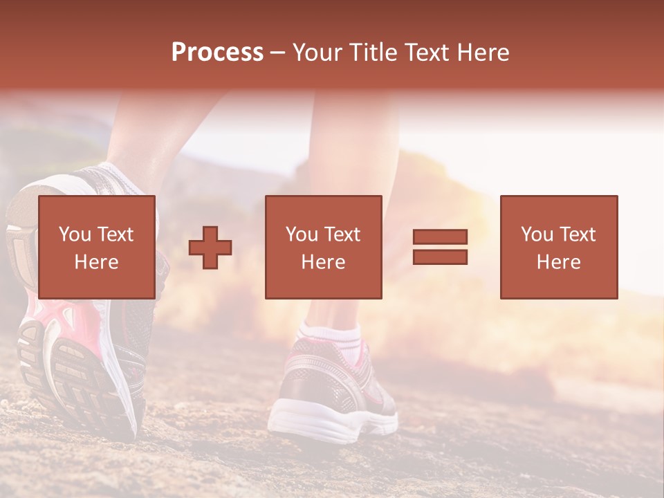 Leisure Woman Motion PowerPoint Template