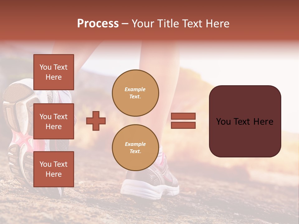 Leisure Woman Motion PowerPoint Template