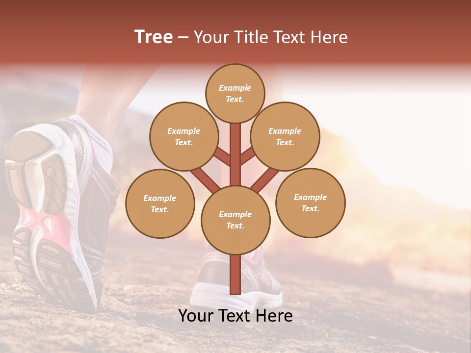 Leisure Woman Motion PowerPoint Template