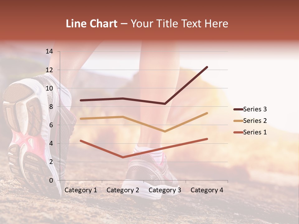 Leisure Woman Motion PowerPoint Template