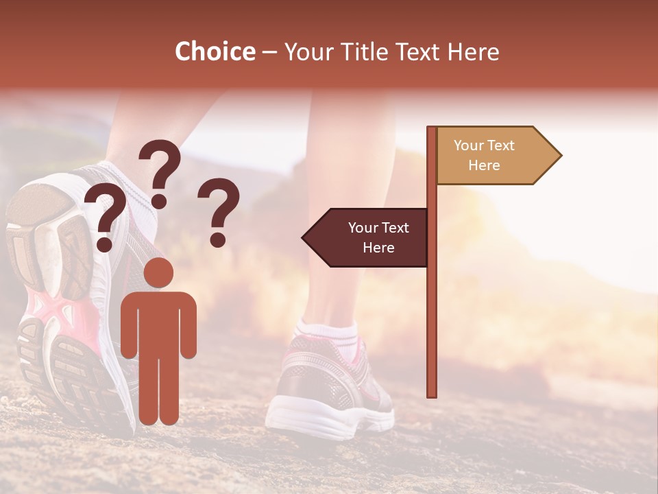 Leisure Woman Motion PowerPoint Template