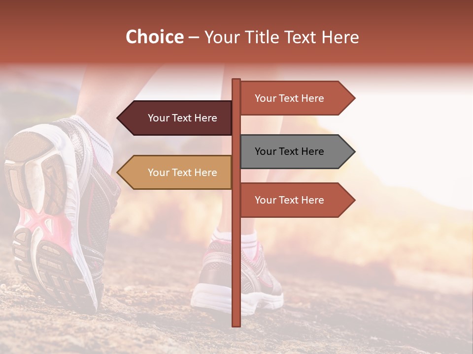 Leisure Woman Motion PowerPoint Template