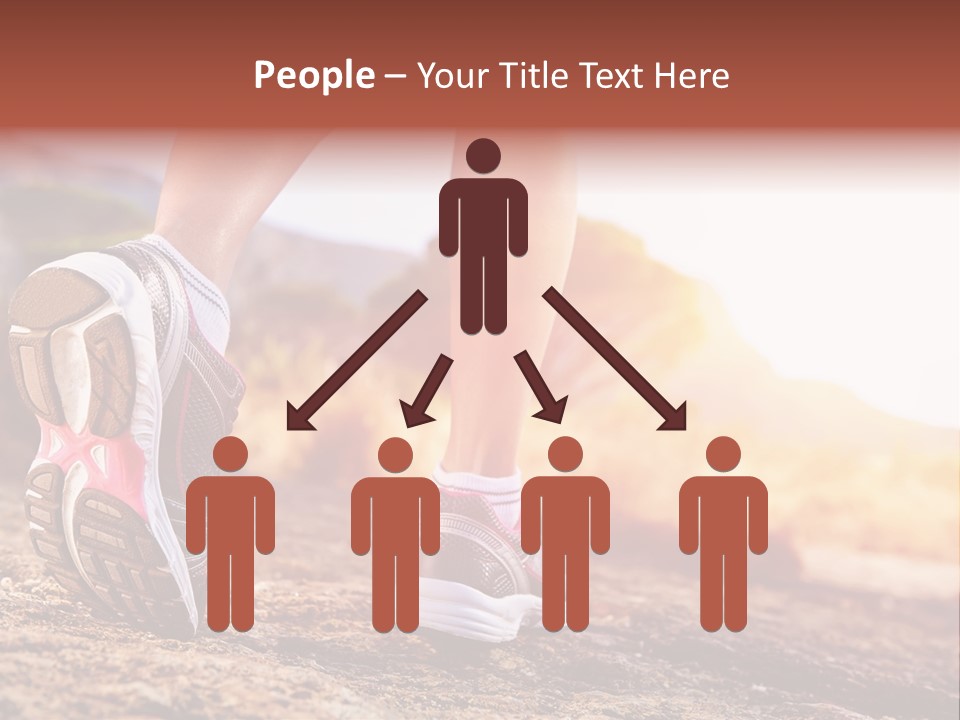 Leisure Woman Motion PowerPoint Template