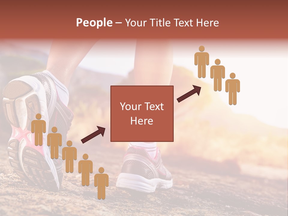 Leisure Woman Motion PowerPoint Template