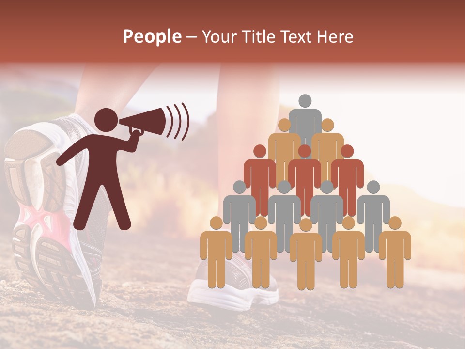 Leisure Woman Motion PowerPoint Template