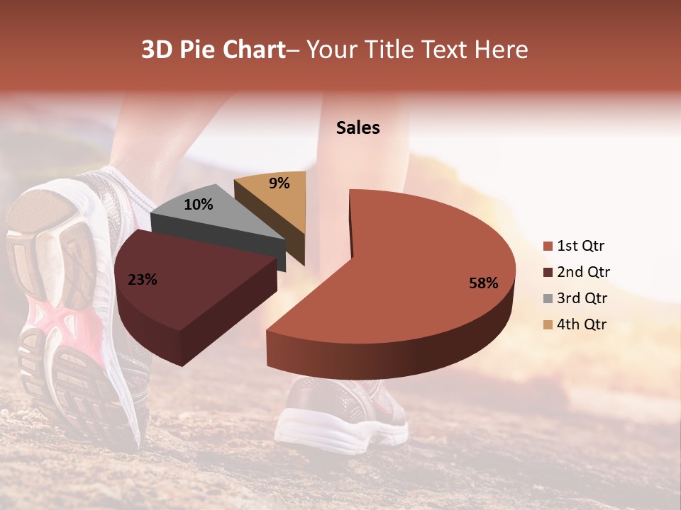 Leisure Woman Motion PowerPoint Template