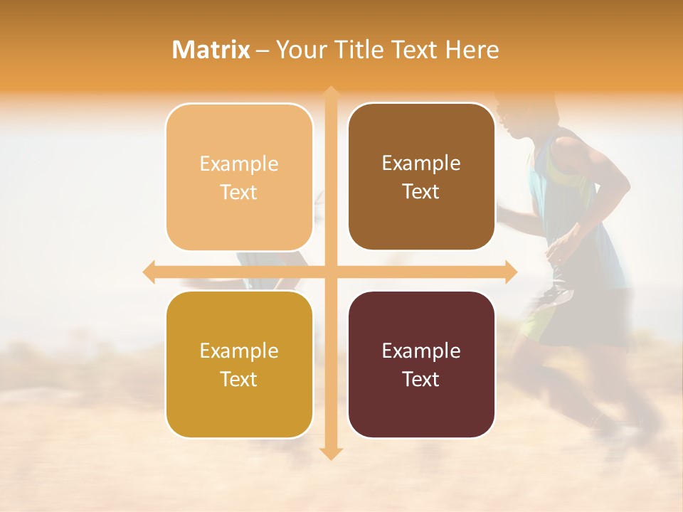 Outside Run Wellness PowerPoint Template