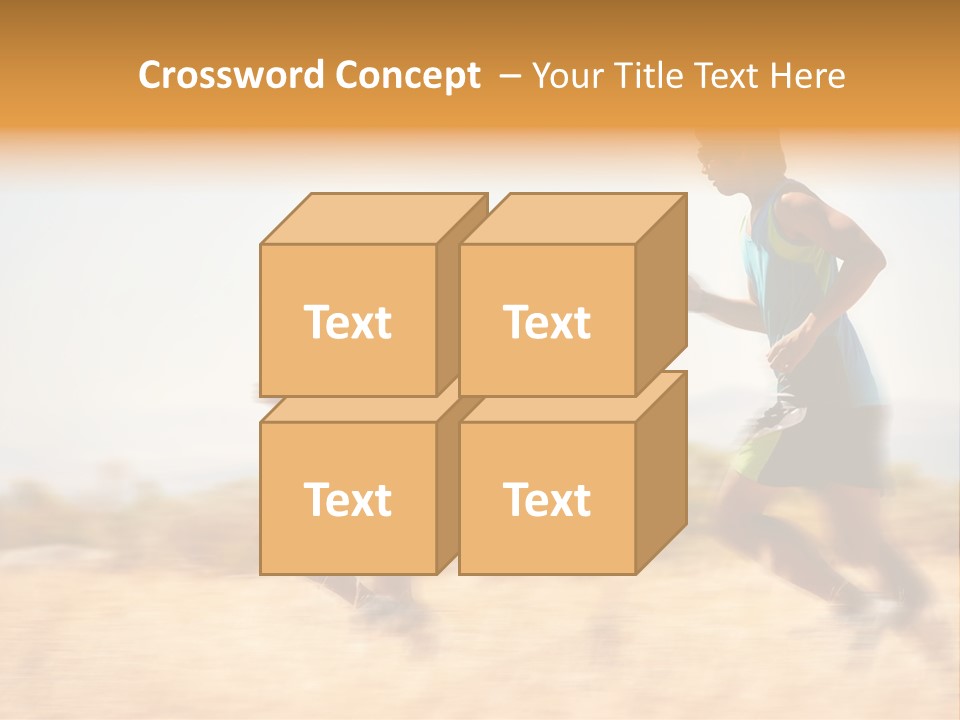 Outside Run Wellness PowerPoint Template