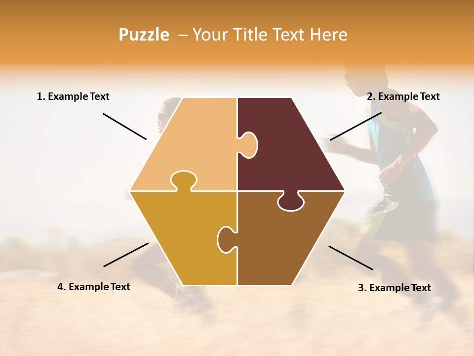 Outside Run Wellness PowerPoint Template