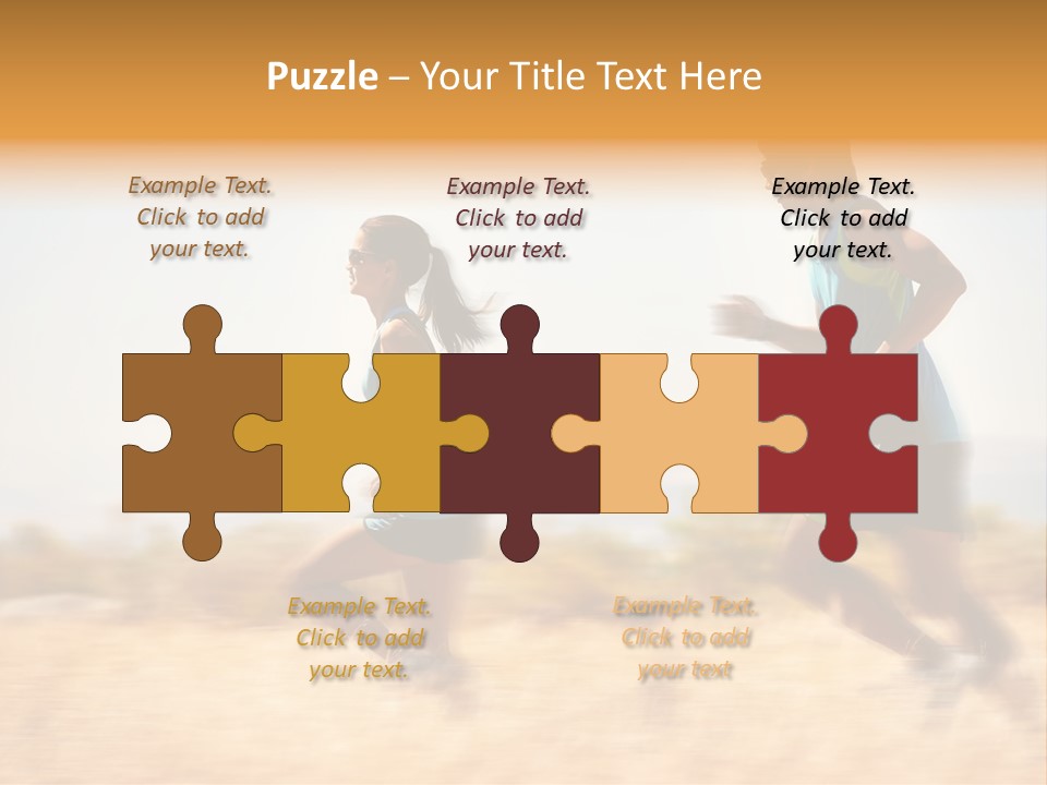 Outside Run Wellness PowerPoint Template