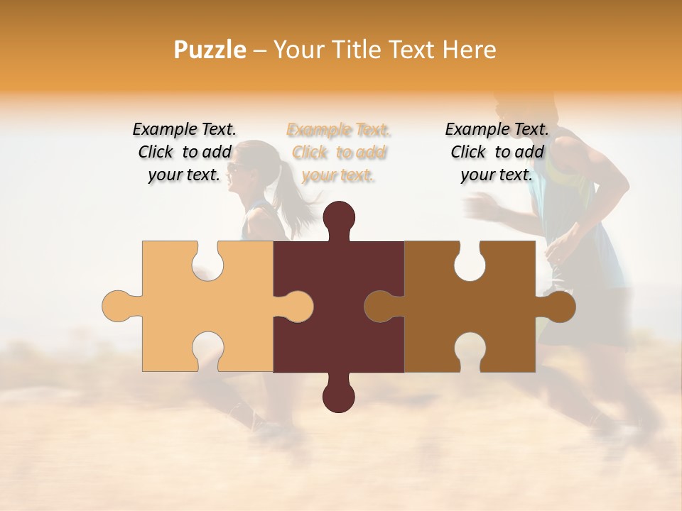 Outside Run Wellness PowerPoint Template