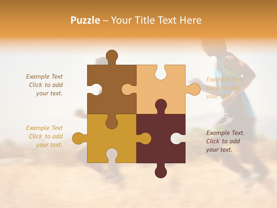 Outside Run Wellness PowerPoint Template