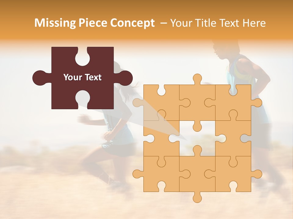 Outside Run Wellness PowerPoint Template