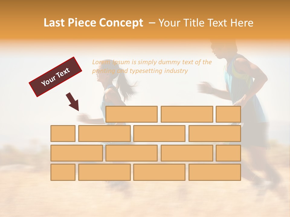 Outside Run Wellness PowerPoint Template