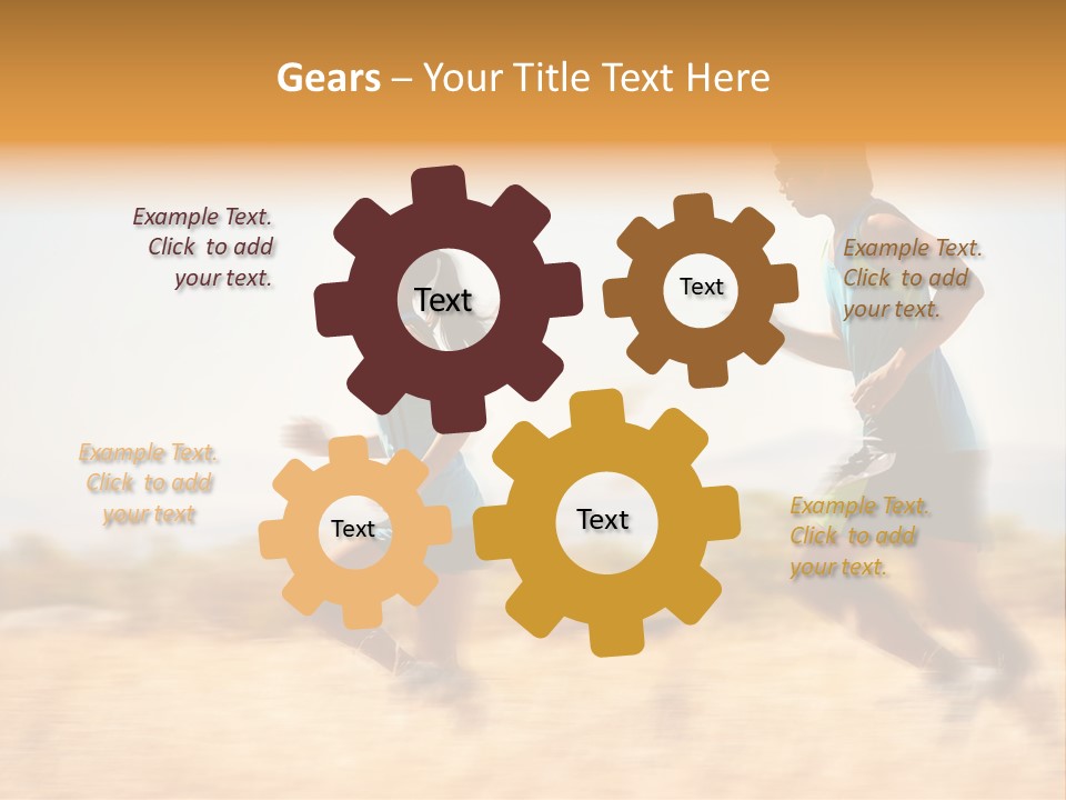 Outside Run Wellness PowerPoint Template