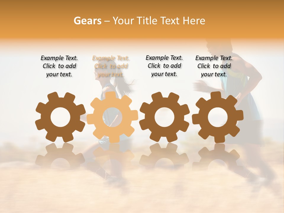 Outside Run Wellness PowerPoint Template