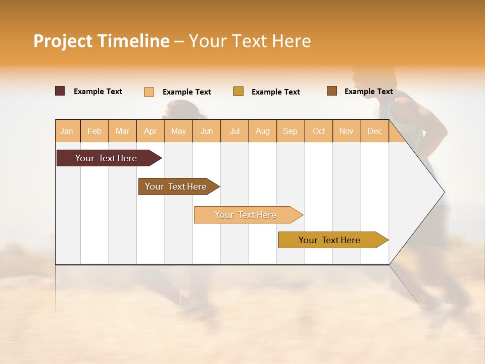 Outside Run Wellness PowerPoint Template