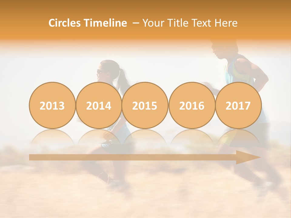 Outside Run Wellness PowerPoint Template