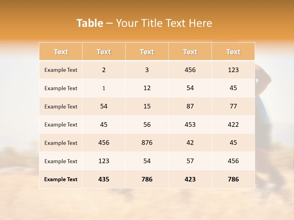 Outside Run Wellness PowerPoint Template