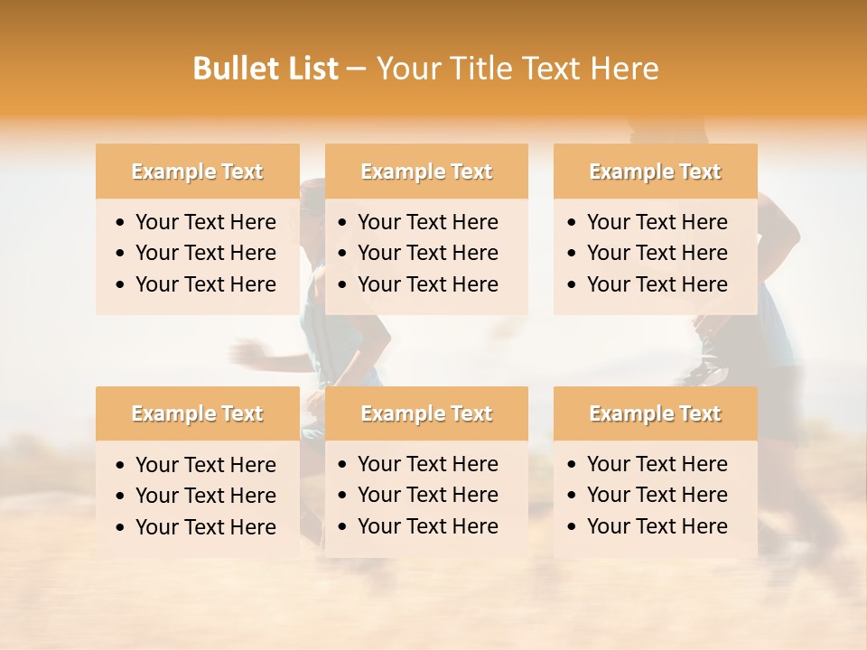 Outside Run Wellness PowerPoint Template