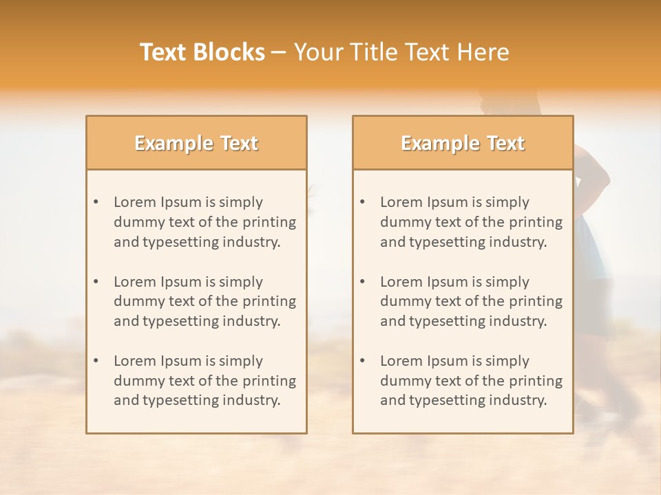 Outside Run Wellness PowerPoint Template