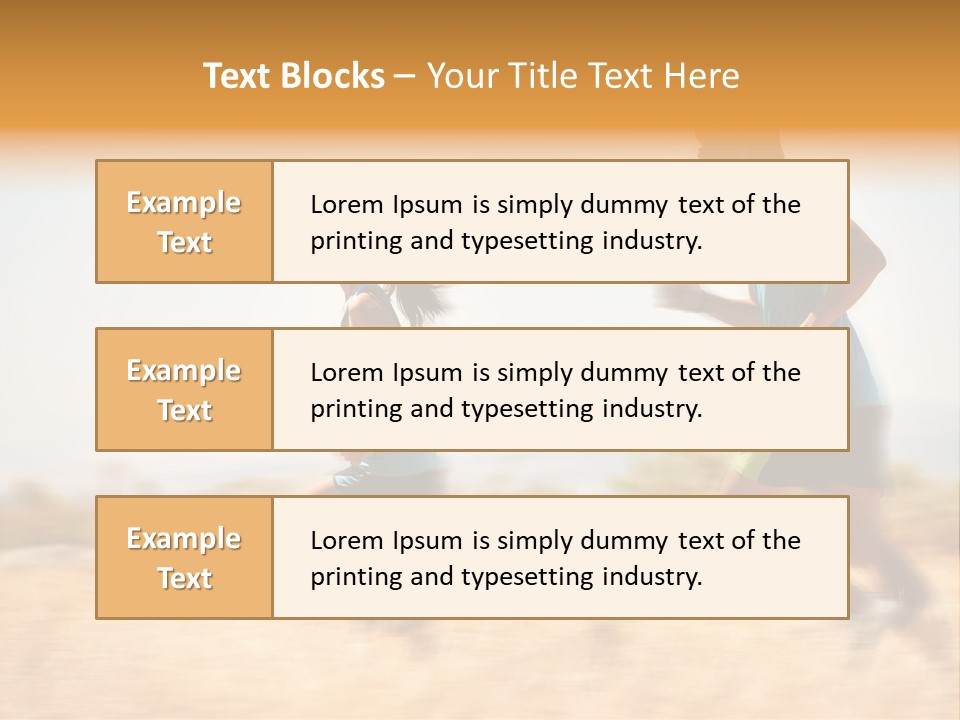 Outside Run Wellness PowerPoint Template