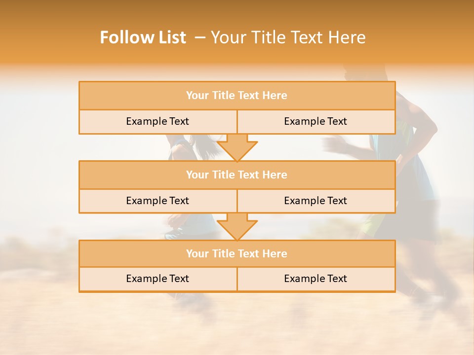 Outside Run Wellness PowerPoint Template