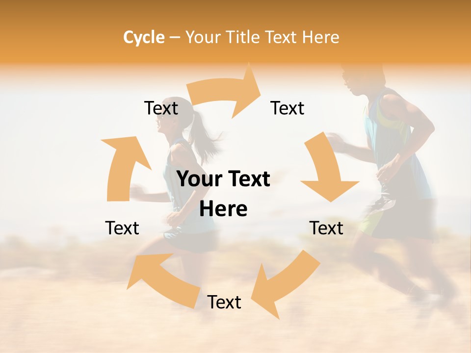 Outside Run Wellness PowerPoint Template