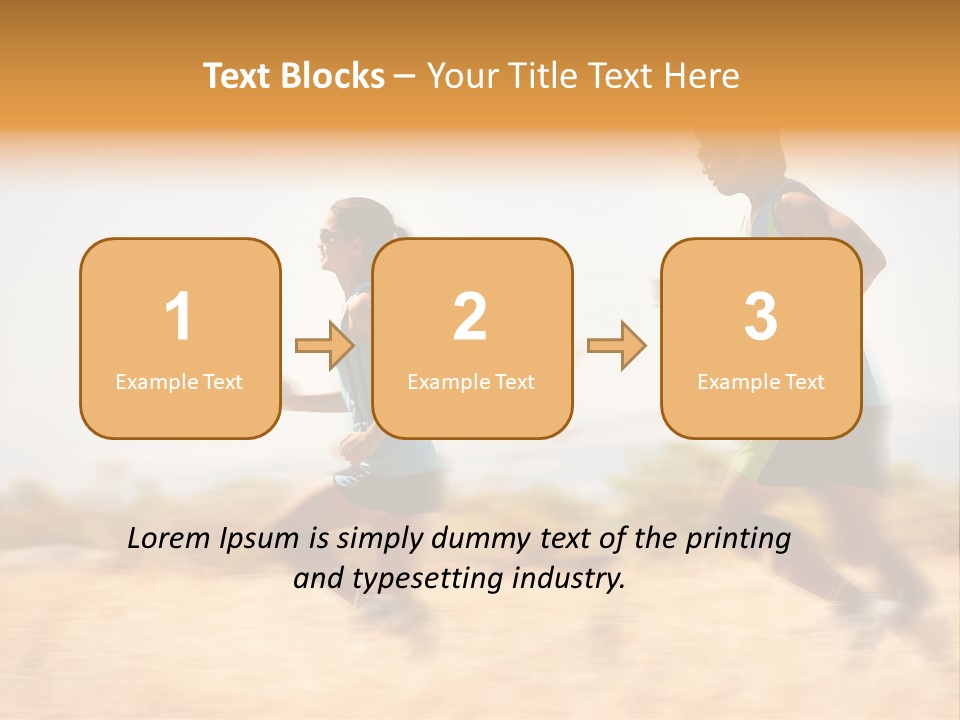 Outside Run Wellness PowerPoint Template