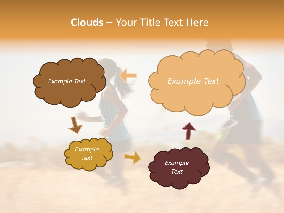 Outside Run Wellness PowerPoint Template