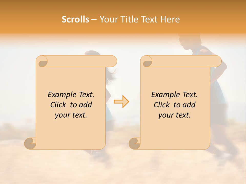 Outside Run Wellness PowerPoint Template