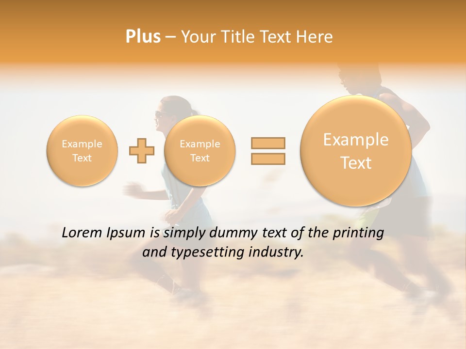 Outside Run Wellness PowerPoint Template