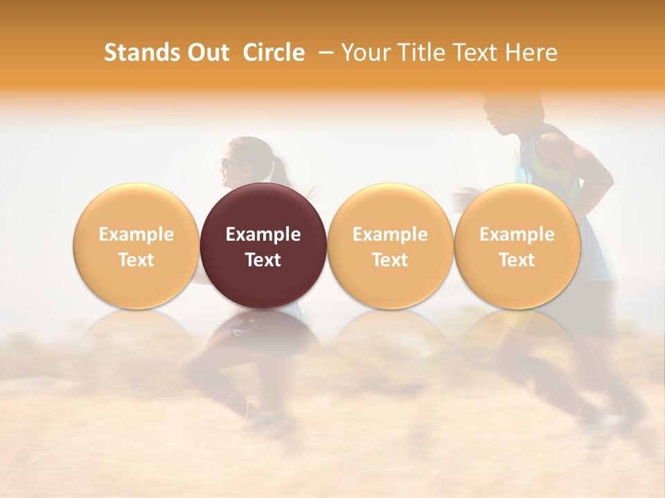 Outside Run Wellness PowerPoint Template
