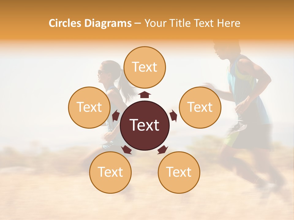 Outside Run Wellness PowerPoint Template