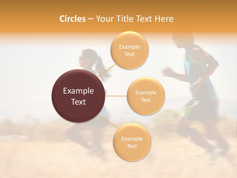 Outside Run Wellness PowerPoint Template