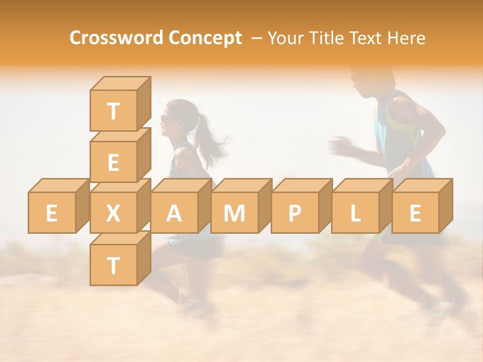 Outside Run Wellness PowerPoint Template