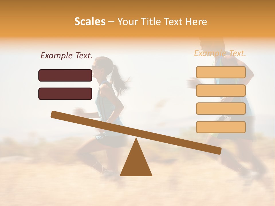 Outside Run Wellness PowerPoint Template