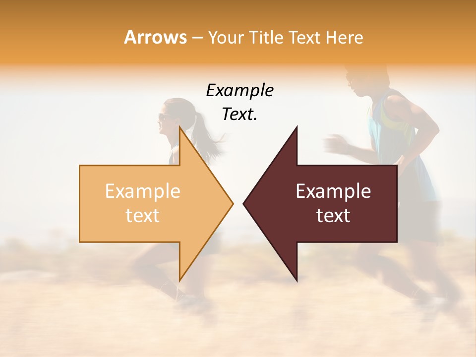 Outside Run Wellness PowerPoint Template