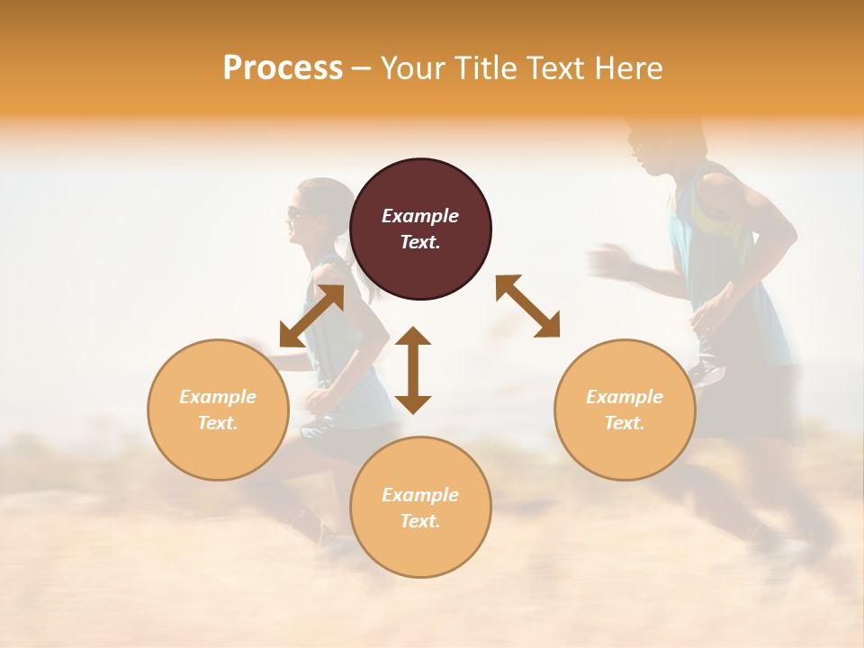 Outside Run Wellness PowerPoint Template