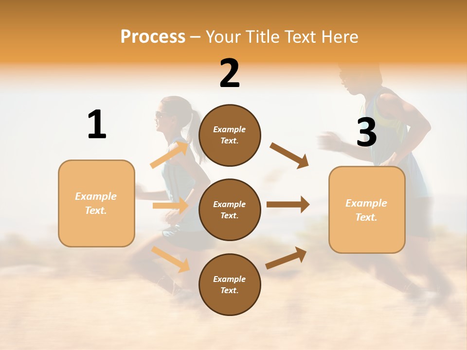 Outside Run Wellness PowerPoint Template