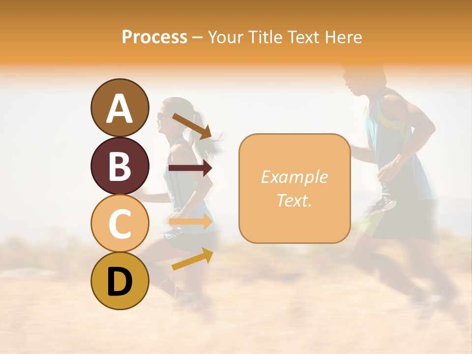 Outside Run Wellness PowerPoint Template