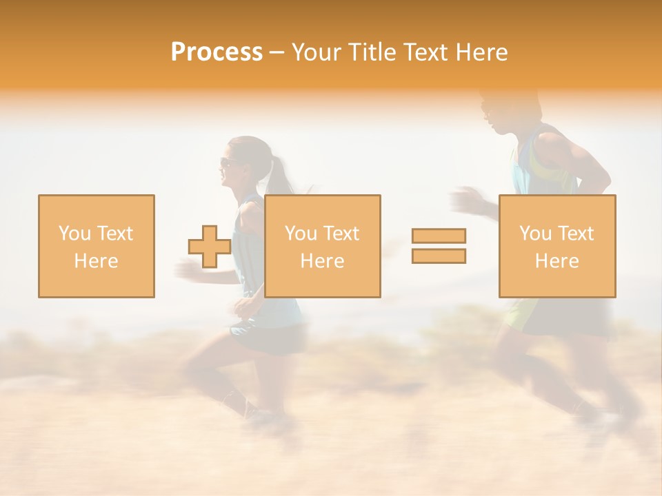Outside Run Wellness PowerPoint Template